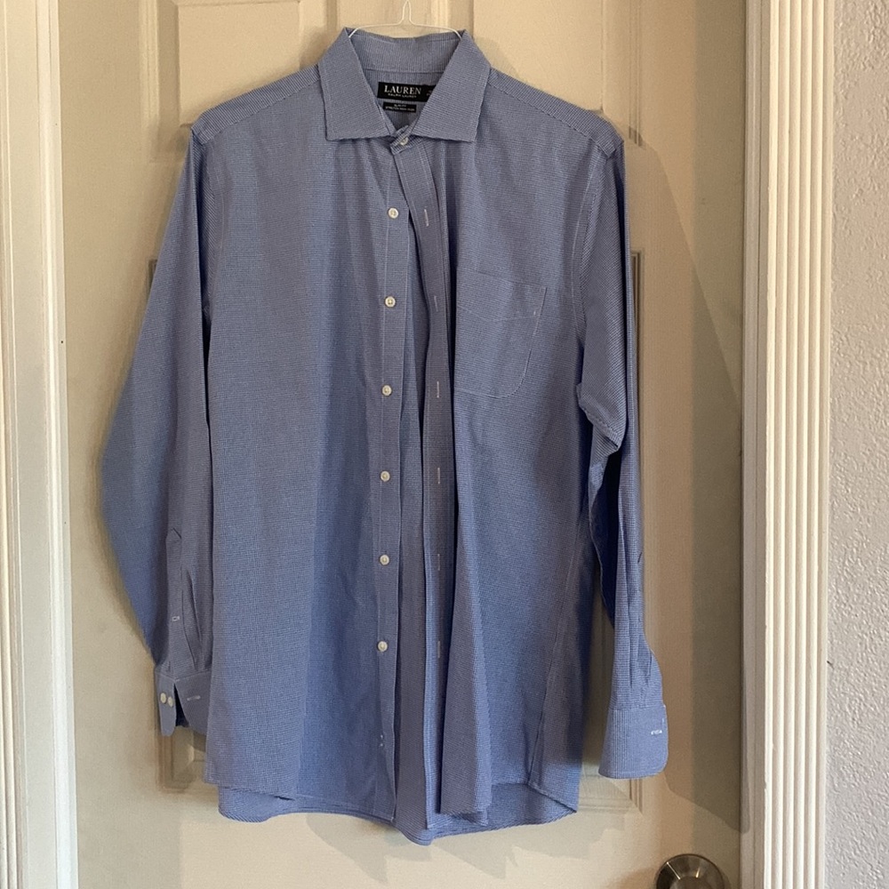 Lauren by Ralph Lauren men’s slim fit dress shirt